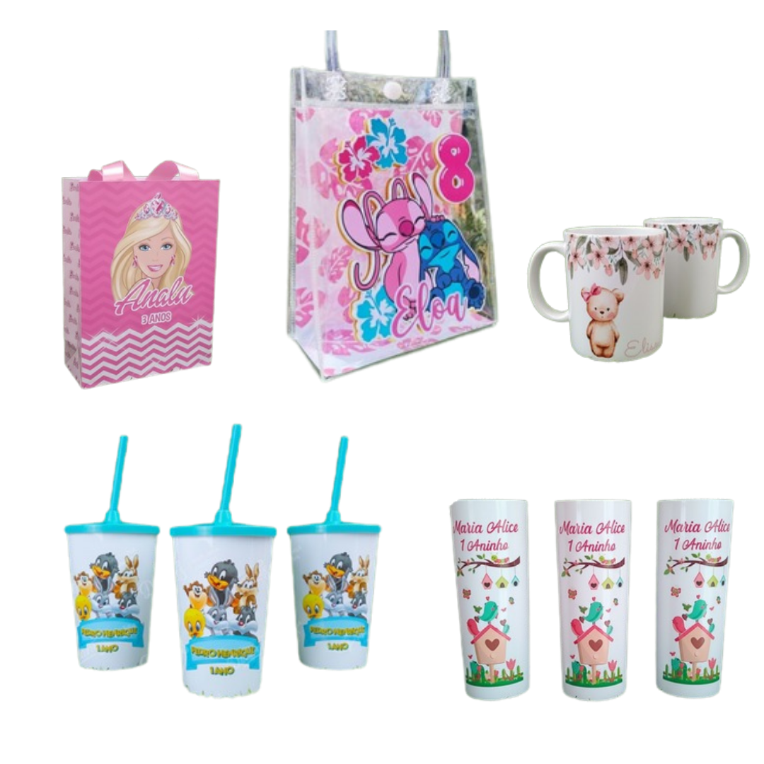 Produtos Sacolas e Copos da Sutil Artes