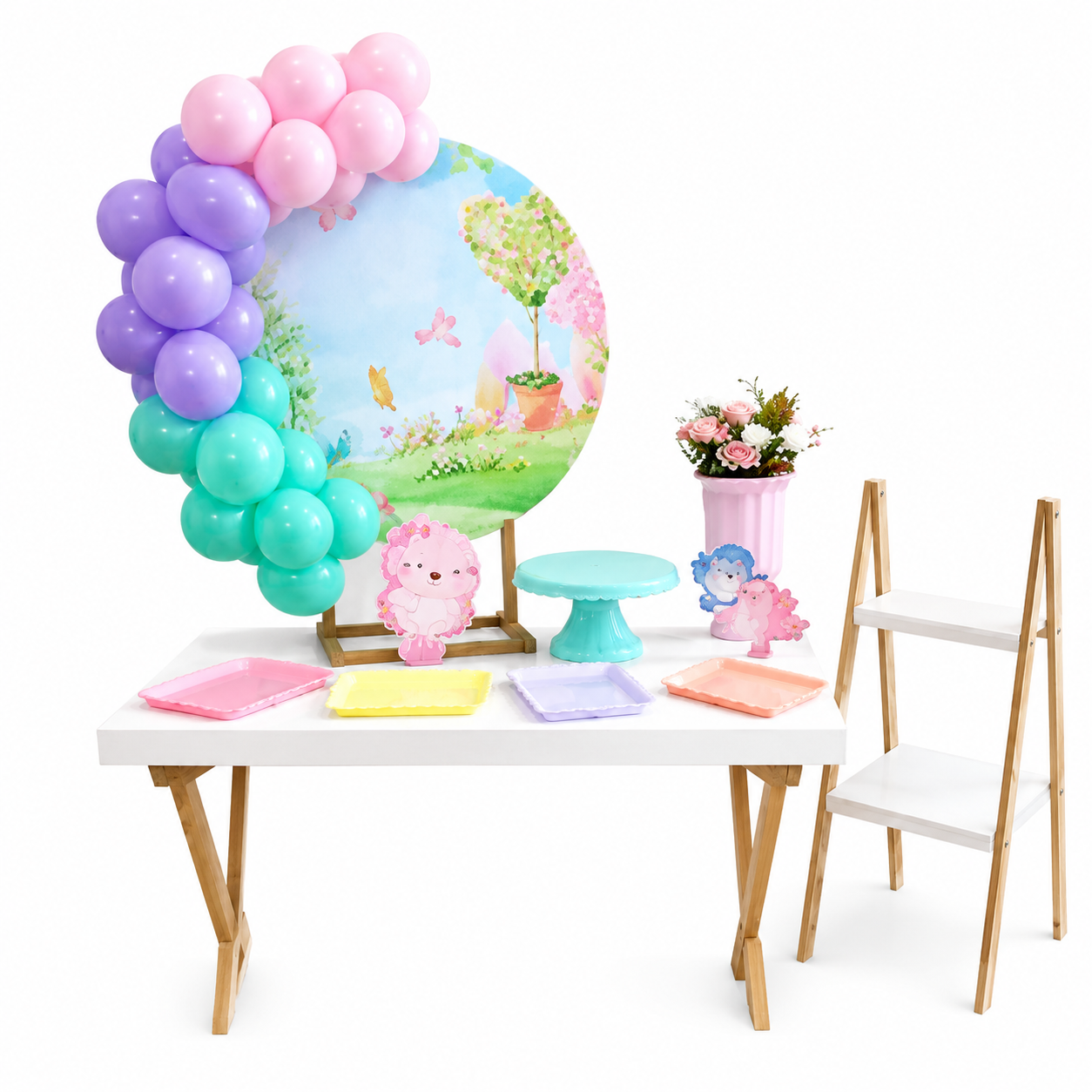 Imagem do Pacote Escadinha de decoração infantil Festa na Mesa