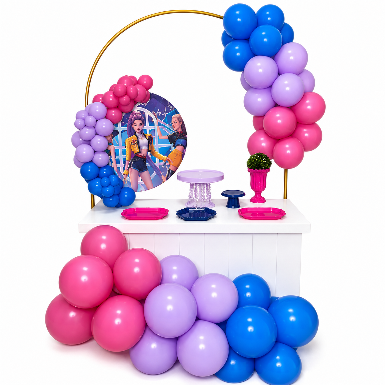Imagem do Pacote 2 de decoração infantil Festa na Mesa